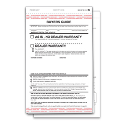 Buyers Guide - BG-2017-2PT - AI-E-NL - As Is - 2 Part - No Lines - Qty. 100