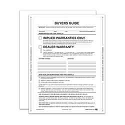 Buyers Guide - Implied Warranty - P/A - Qty. 100