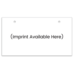 Temporary Tag - Custom - Heavy Duty Coated Paper - Qty. 1 each