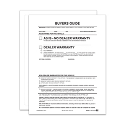 Ext .Buyers Guide - BG-2017 - As Is - P/A - No Lines - Qty. 100
