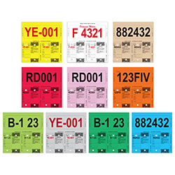 Control Tags - Numbered