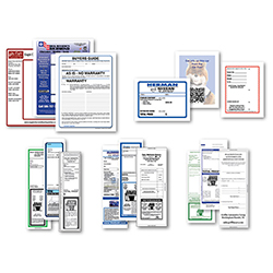 Custom Addendum Stickers with Permanent Adhesive