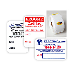 Roll Labels - Custom with Write In Strip